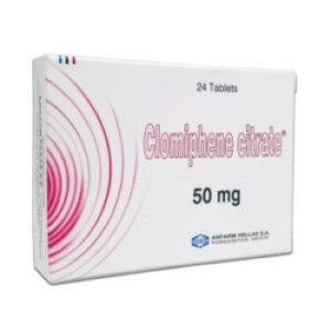 Buy Clomiphene Citrate (Clomid) 24 Tabs 50mg/Tab