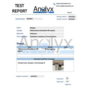 Etho-Primobolan (Methenolone Enanthate) 100 mg/ml – Beligas Pharma product image