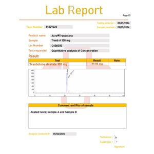 Acro-Trenbolone (Trenbolone Acetate) 100mg/ml Acro-Trenbolone (Trenbolone Acetate) 100mg/ml product image