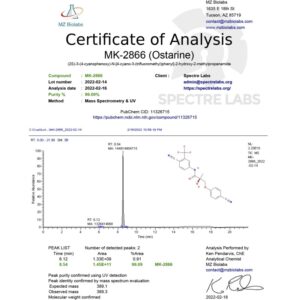 MK-2866 (OSTARINE) 15mg 90tabs – Spectre Labs product image
