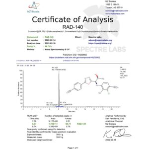 RAD 140 (TESTOLONE) 15mg 90tabs product image