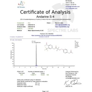 S4 (ANDARINE) 25mg 90tabs product image