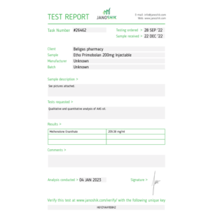 Etho Primobolan 200mg/ml product image