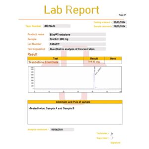 Etho-Trenbolone (Trenbolone Enathate) 200mg/ml – Beligas Pharma Etho-Trenbolone (Trenbolone Enathate) 200mg/ml – Beligas Pharma product image