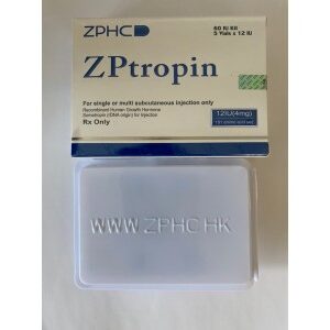 ZPtropin (HGH) 5 vials 12IU/vial 60iu kit + 12ml BacWater product image