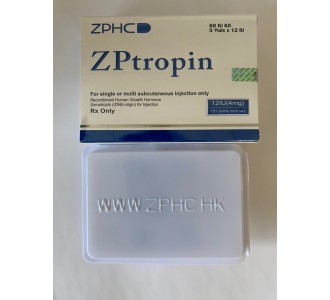 ZPtropin (HGH) 5 vials 12IU/vial 60iu kit + 12ml BacWater ZPtropin (HGH) 5 vials 12IU/vial 60iu kit + 12ml BacWater product image