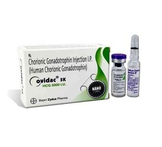 Ovidac (HCG) 5000 IU/Amp + 1 Amp Solvent product image