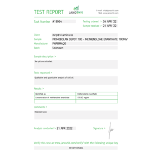 Pharmaqo Primobolan Depot 100mg/ml product image
