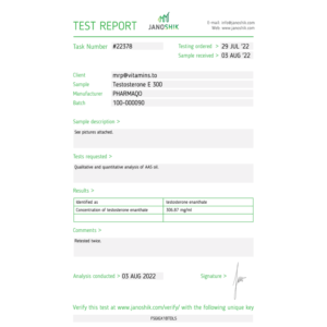 Pharmaqo Testosterone-E 300 product image