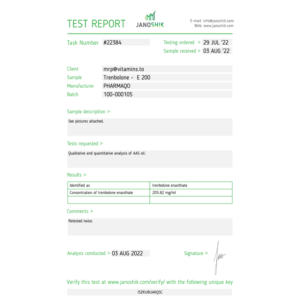 Pharmaqo Trenbolone-E 200mg/ml product image
