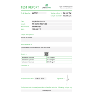 Pharmaqo Tri Test Test 400mg/ml product image