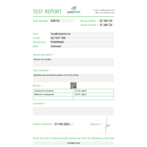 Pharmaqo EQ-TEST 500mg/ml product image