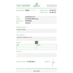 Pharmaqo HCG 5000iu product image