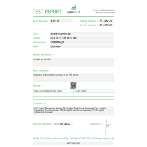 Multi Ester Test 400 product image