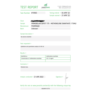 Pharmaqo Primobolan Depot 175mg/ml product image