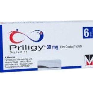 Priligy (Dapoxetine) Menarini 30mg 6tabs product image