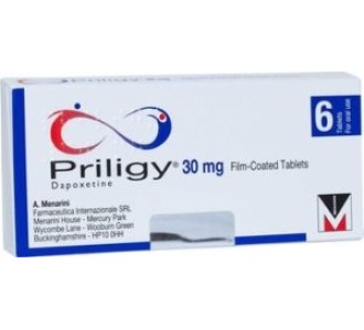 Priligy (Dapoxetine) Menarini 30mg 6tabs product image