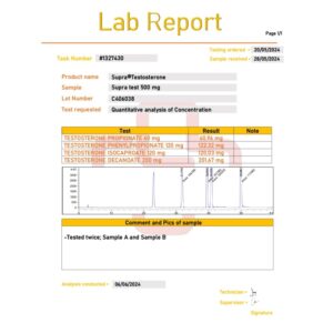 Ultimate Supra Testosterone 500mg/ml (Sustanon 500) Ultimate Supra Testosterone 500mg/ml (Sustanon 500) product image