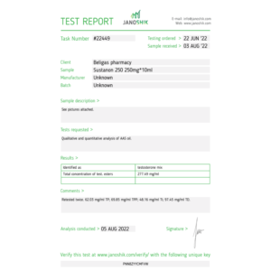 Beligas Suste-Testosterone (Testo Mix) 250mg/ml product image
