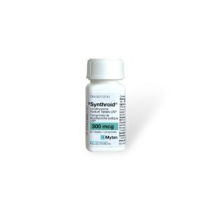 Pharma Grade Mylan Synthroid T4 300mcg 90tabs product image