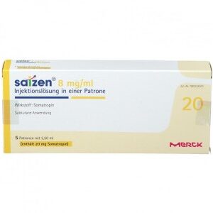 Saizen 60IU 20 mg/2.5 ml. Cartridge product image
