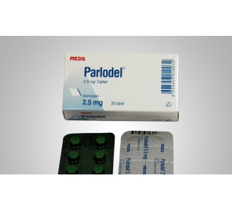 Parlodel (Bromocriptine) 30 tabs 2.5 mg/tab product image