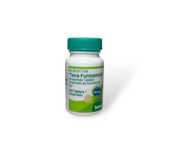 Teva Furosemid (Lasix) 40mg 100tabs product image