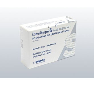 OMNITROPE 15 IU 5 MG/1.5 ML CARTIDGE | Domestic-supply product image