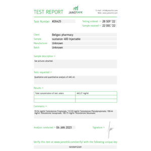 Supra-Testosterone 400mg/ml Supra-Testosterone 400mg/ml product image