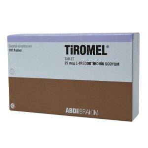 Tiromel T3 – 100 tabs 25 mcg per tab product image