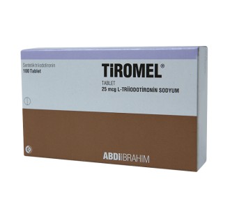 Tiromel T3 – 100 tabs 25 mcg per tab product image