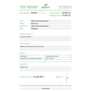 Ultima-Drostan E 200 Drostanolone Enanthate Ultima Pharmaceutical Ultima-Drostan E 200 Drostanolone Enanthate Ultima Pharmaceutical product image