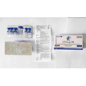 ZPtropin (HGH) 5 vials 16IU/vial 80iu kit + 12ml BacWater ZPtropin (HGH) 5 vials 16IU/vial 80iu kit + 12ml BacWater product image
